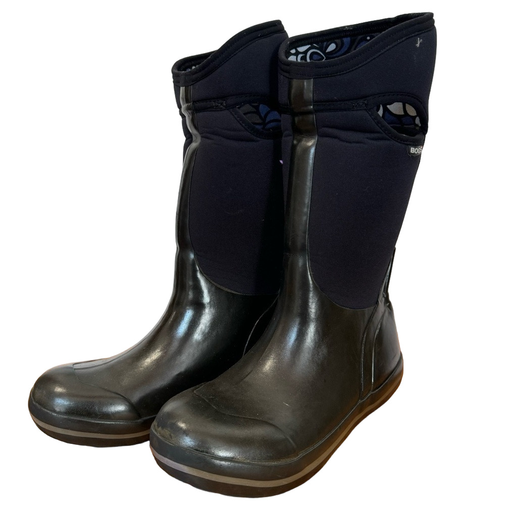 Bogs Black and Brown Winter Boots